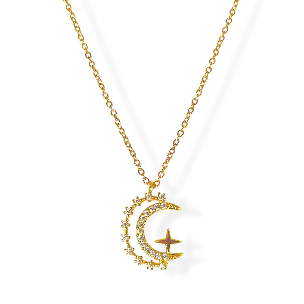 Moon Star Necklace