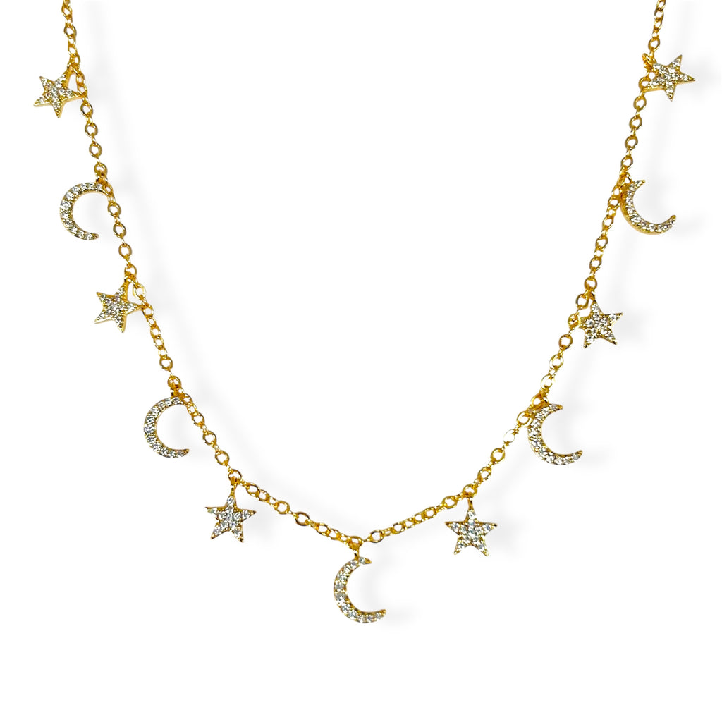 Moon Star Necklace